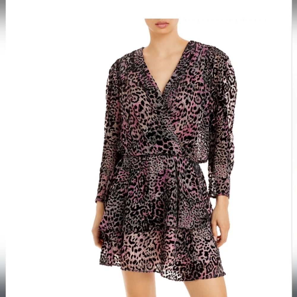Zadig & Voltaire New Rogers Velour Velvet mini dress NWT size XS